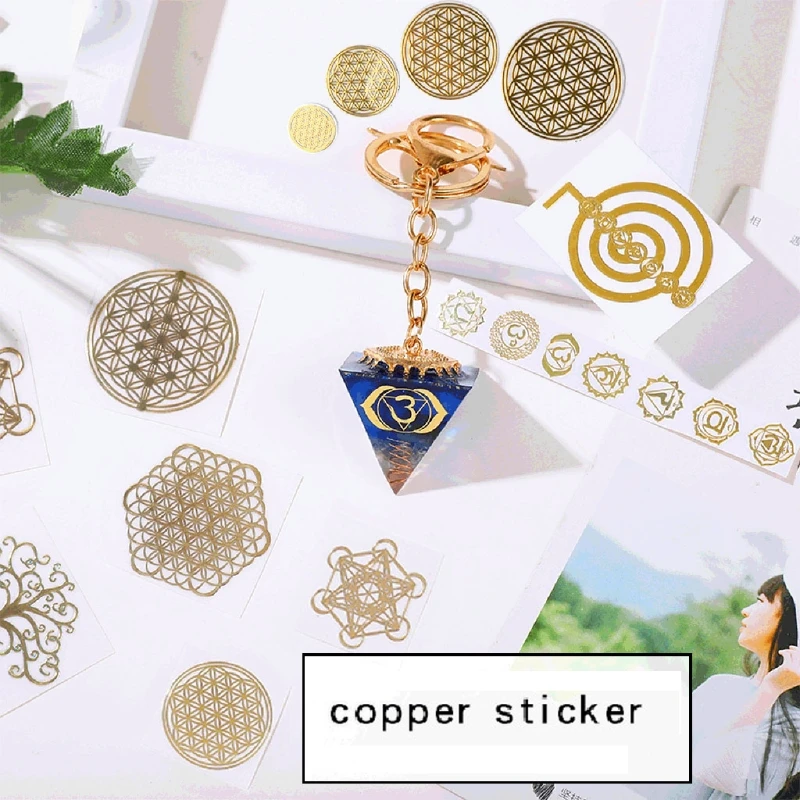 7 Chakra Geometric Copper Energy Tower Orgonite Stickers Flower Life Tree Pyramid Epoxy Resin Material Jewelry Making
7 Chakra Geometric Copper Energy Tower Orgonite Stickers Flower Life Tree Pyramid Epoxy Resin Material Jewelry Making