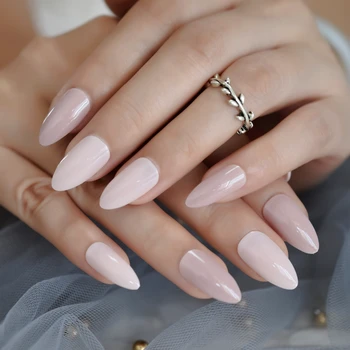 Point Shiny Lady Light Pink Fake Nail Stiletto Pearl Shimmer Designer Press On Nails Daily Natural Adult Artificial False Nails 
Point Shiny Lady Light Pink Fake Nail Stiletto Pearl Shimmer Designer Press On Nails Daily Natural Adult Artificial False Nails