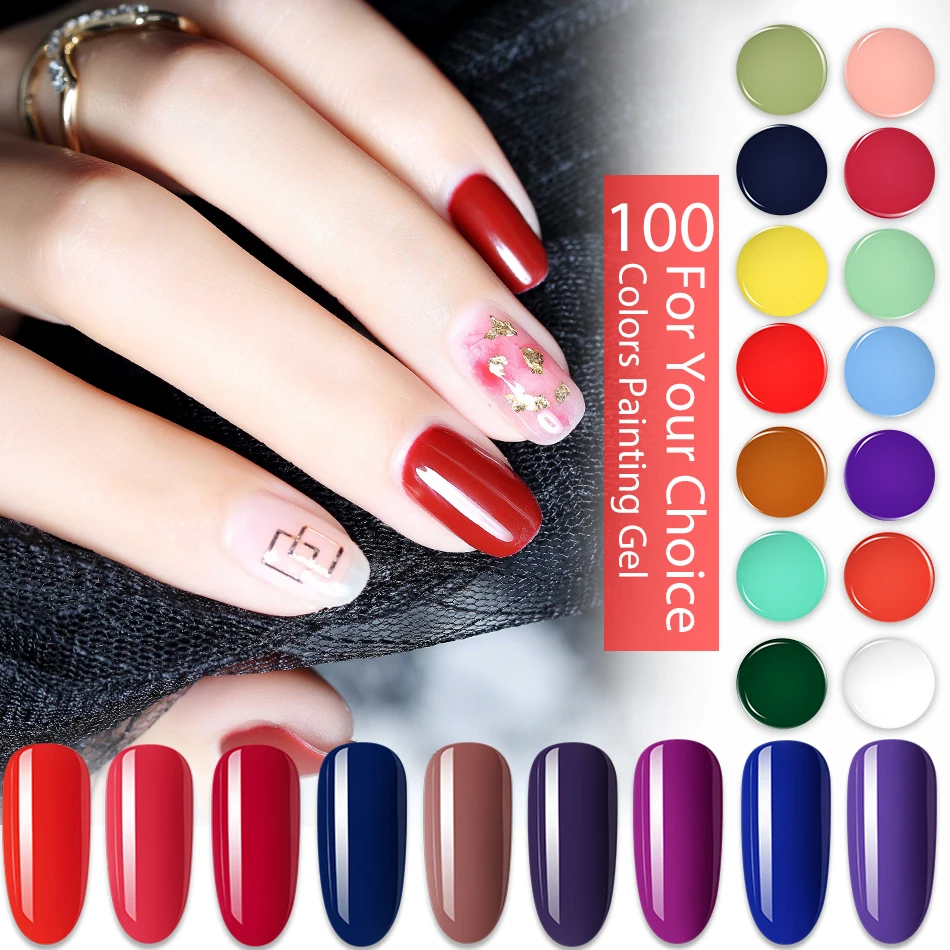 MORDDA 5ml Gel Varnish Soak Off Nail Polish 100 Colors Hybrid Painting Gel Long Lasting Gel Lacquer For Manicure Nail Art Tools
MORDDA 5ml Gel Varnish Soak Off Nail Polish 100 Colors Hybrid Painting Gel Long Lasting Gel Lacquer For Manicure Nail Art Tools