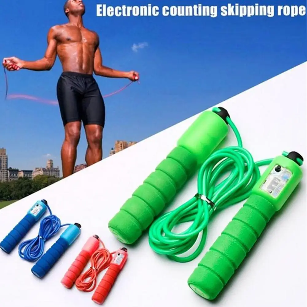 Professional Crossfit Jump Rope Skip Speed Weighted Jump Ropes Anti-Slip Handle Counting Jump Rope Training Workout Equipments
Professional Crossfit Jump Rope Skip Speed Weighted Jump Ropes Anti-Slip Handle Counting Jump Rope Training Workout Equipments