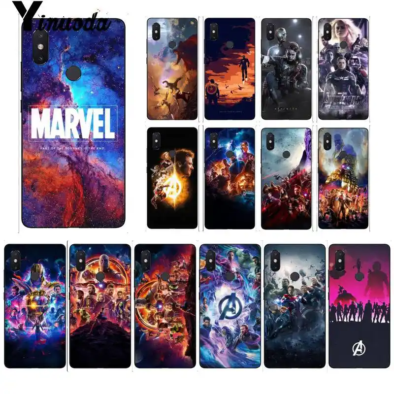 maiyaca marvel superheroes the avengersphone case for xiaomi red