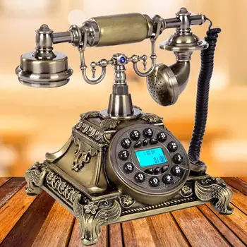 European Vintage Telephone Swivel Plate Rotary Dial Telephone Antique Telephones Landline Phone For Office Home Hotel Decor 
European Vintage Telephone Swivel Plate Rotary Dial Telephone Antique Telephones Landline Phone For Office Home Hotel Decor