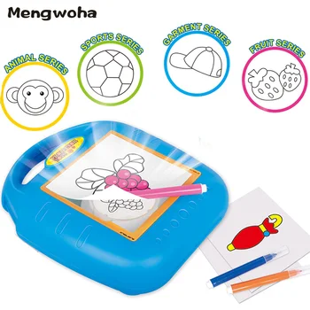Smart Projector Drawing Tracer Projector With 4 brush Art Tracer Glow Reflection Paint color Game Educational Toys For Children
Smart Projector Drawing Tracer Projector With 4 brush Art Tracer Glow Reflection Paint color Game Educational Toys For Children
