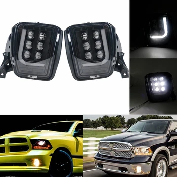 For Dodge RAM 1500 2013-2018 Led Fog Driving Light Fog Lamp Assembly with bright LED DRL
For Dodge RAM 1500 2013-2018 Led Fog Driving Light Fog Lamp Assembly with bright LED DRL