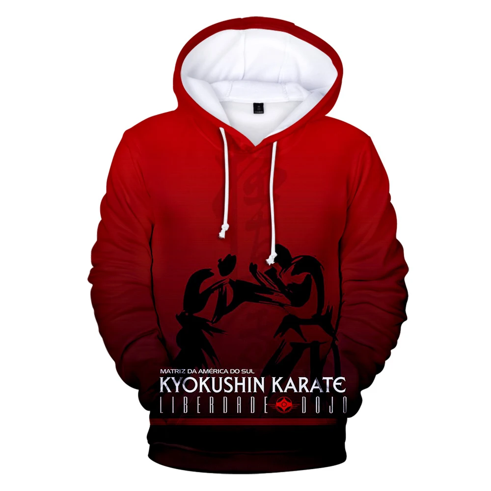 Классические толстовки с капюшоном для карате Mannen Vrouwen Детские свитшоты kyokushin