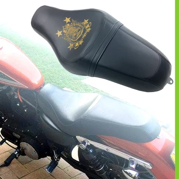 Motorcycle Saddle Seats Cushion Front Driver Rear Passenger Seat Leather PU Two Up For Harley Davidson Sportster XL 883 1200
Motorcycle Saddle Seats Cushion Front Driver Rear Passenger Seat Leather PU Two Up For Harley Davidson Sportster XL 883 1200