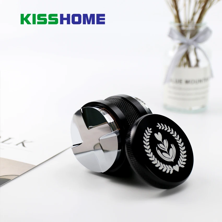 58mm New Double Coffee Tamper Multifunction Powder Hammer Stainless Steel Four Angled Slopes Flat Base Espresso Distributor Tool
58mm New Double Coffee Tamper Multifunction Powder Hammer Stainless Steel Four Angled Slopes Flat Base Espresso Distributor Tool