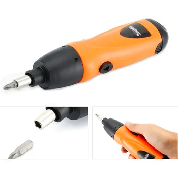 Switch Design Drilling Battery Operated Electric Screwdriver Kit Mini Cordless Accessories Handheld Carbon Steel With 11pcs Bits
Switch Design Drilling Battery Operated Electric Screwdriver Kit Mini Cordless Accessories Handheld Carbon Steel With 11pcs Bits