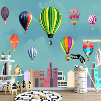 Custom Photo Wall Paper Cartoon Color Balloon Papier Peint Mural 3D Children Room Kindergarten Bedroom Wallpaper Wall Painting 
Custom Photo Wall Paper Cartoon Color Balloon Papier Peint Mural 3D Children Room Kindergarten Bedroom Wallpaper Wall Painting