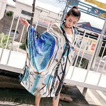 Summer Beach Travel Scarf Shawl Women Tassel Printing Large Luxury Shawl Scarf Seaside Holiday Sunscreen Retro Scarf
Summer Beach Travel Scarf Shawl Women Tassel Printing Large Luxury Shawl Scarf Seaside Holiday Sunscreen Retro Scarf
