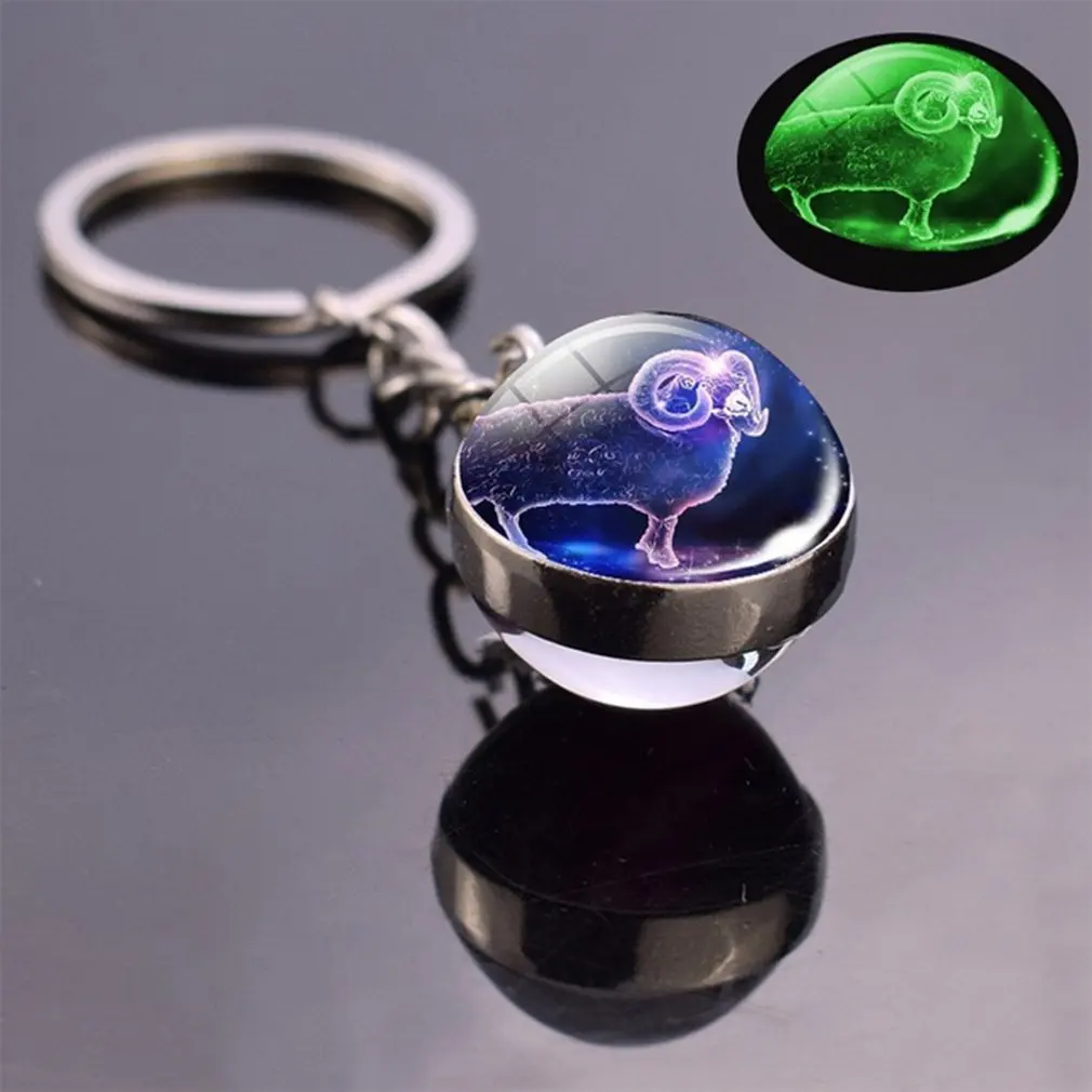 12 Constellation Zodiac Sign Keychain Sphere Ball Crystal Key Rings Aries Taurus Gemini Birthday Gift For Women And Mens
12 Constellation Zodiac Sign Keychain Sphere Ball Crystal Key Rings Aries Taurus Gemini Birthday Gift For Women And Mens