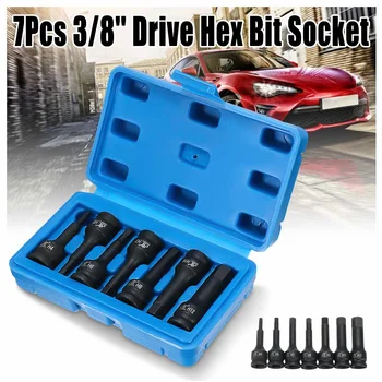 7 Pcs 3/8 Inch Metric Hex Driver Impact Socket Bit Set Chrome Molybdenum Steel Metric Drive Impact Hex Socket With Storage Case
7 Pcs 3/8 Inch Metric Hex Driver Impact Socket Bit Set Chrome Molybdenum Steel Metric Drive Impact Hex Socket With Storage Case