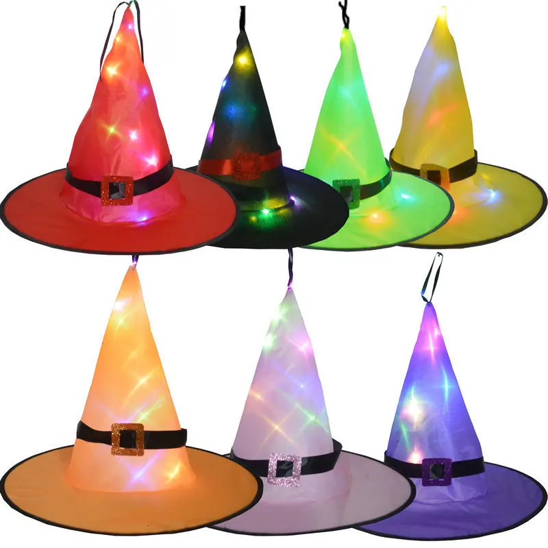 Halloween Led Hat Ghost Festival Witch Hat Festive Home Party Decoration Props Cosplay Tiara Accessory Hanging Decor Supplies
Halloween Led Hat Ghost Festival Witch Hat Festive Home Party Decoration Props Cosplay Tiara Accessory Hanging Decor Supplies