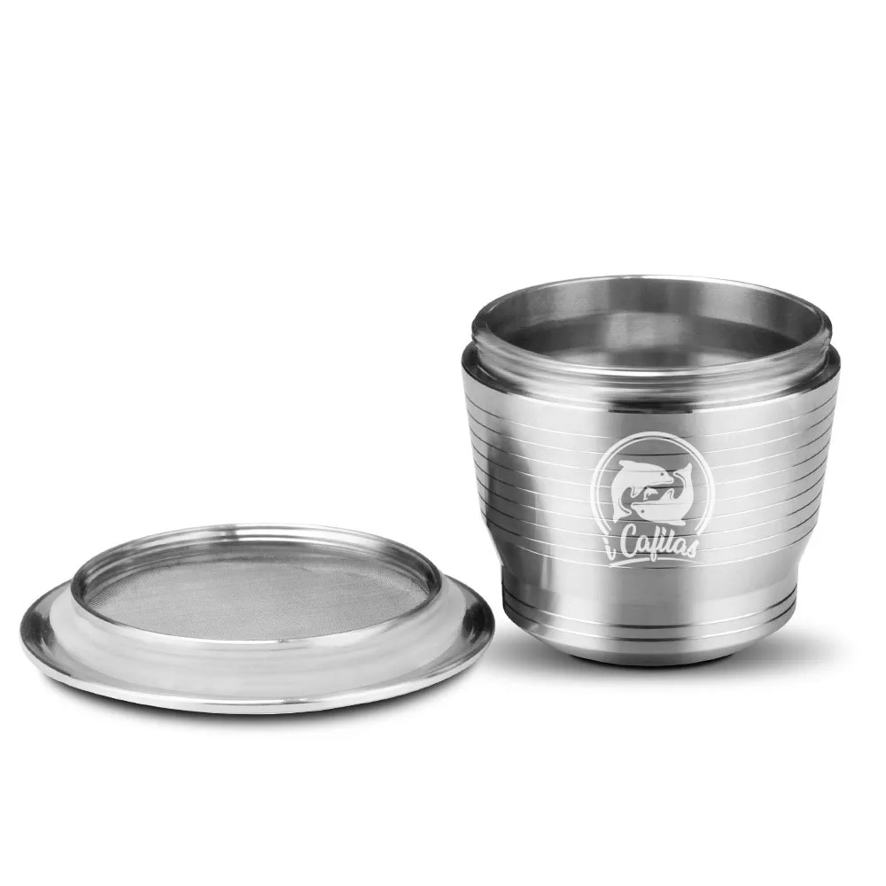 Reusable Coffee Capsules Kit 304 Stainless Steel Powder Hammers Filter Spoon Gift Coffeeware For Nespresso
Reusable Coffee Capsules Kit 304 Stainless Steel Powder Hammers Filter Spoon Gift Coffeeware For Nespresso
