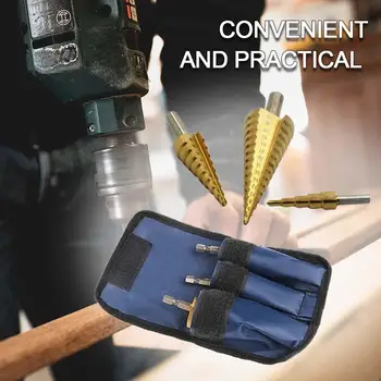 Cloth Bag Metal Multiple Hole Cutter Cone Drill Bit Useful Convenience Kit Household Practical Durable Sheet Countersink
Cloth Bag Metal Multiple Hole Cutter Cone Drill Bit Useful Convenience Kit Household Practical Durable Sheet Countersink