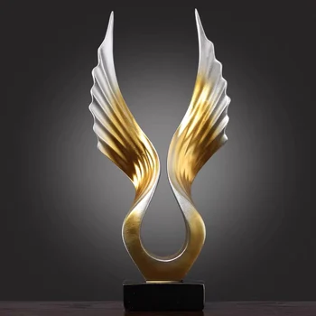 Europen Style Resin Wing Model Home Decorative Modern Abstract Sculpture Eagle Statues Decoration Office Desk Industrial Decor
Europen Style Resin Wing Model Home Decorative Modern Abstract Sculpture Eagle Statues Decoration Office Desk Industrial Decor