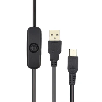 USB to Micro USB Charger Adapter Power Cable with On/Off Switch for Raspberry Pi Black folded Appearance 1 Meter Length
USB to Micro USB Charger Adapter Power Cable with On/Off Switch for Raspberry Pi Black folded Appearance 1 Meter Length