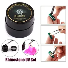 Paillettes colle strass UV Gel vernis laque vernis à ongles adhésifs collants décoration outils 5ML non toxique acrylique colle manucure(China)