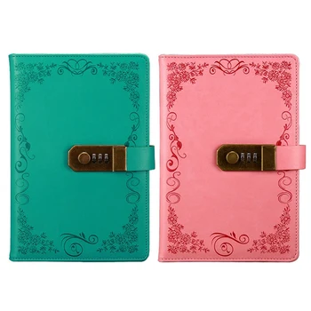 2x Pink /Green Diary with Lock Notebook A5 Vintage Lockable Paper PU Leather Note Book Traveler Journal Weekly Planner School St
2x Pink /Green Diary with Lock Notebook A5 Vintage Lockable Paper PU Leather Note Book Traveler Journal Weekly Planner School St