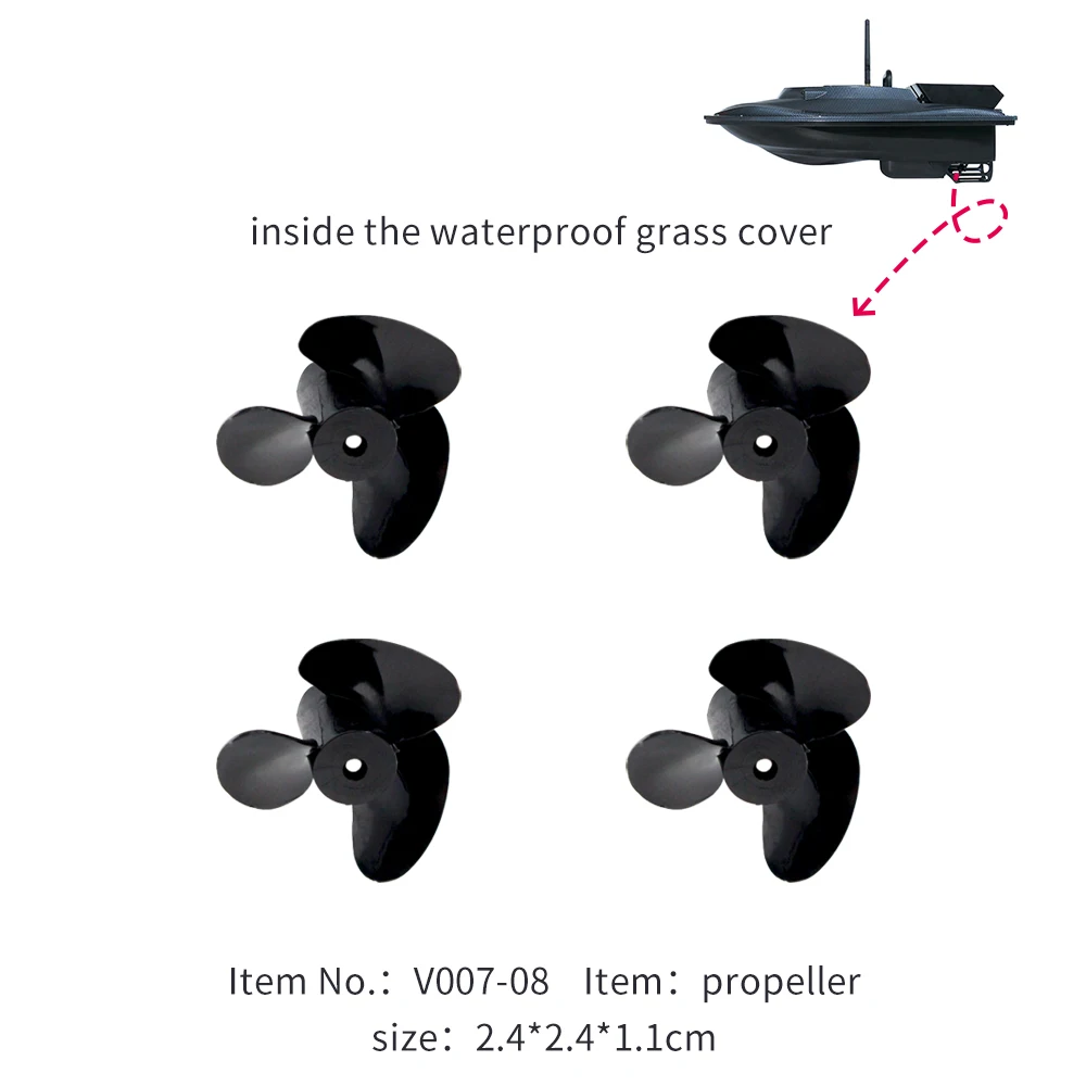 Flytec Original Parts V007-08 Propeller 4 Pcs/Set Suitable For V007 Motor Components
Flytec Original Parts V007-08 Propeller 4 Pcs/Set Suitable For V007 Motor Components