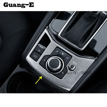 

Car Sticker Control Central Multi-Function Button Frame Shift Stall Knob Trim For Mazda CX-5 CX5 2nd Gen 2017 2018 2019 2020