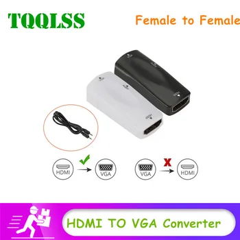 HDMI to VGA Converter 1080P HD With Audio Cable Female to Female HDMI to VGA Adapter For PC Laptop Computer Display Projector
HDMI to VGA Converter 1080P HD With Audio Cable Female to Female HDMI to VGA Adapter For PC Laptop Computer Display Projector