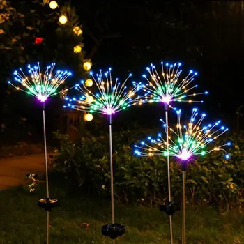 LED Solar Light 8 Function Modes Lawn Lights / Fireworks Lamp Outdoor Waterproof Solar Garden Light 90/120/150 LED
LED Solar Light 8 Function Modes Lawn Lights / Fireworks Lamp Outdoor Waterproof Solar Garden Light 90/120/150 LED