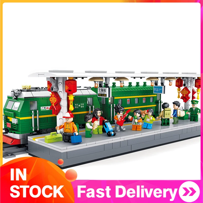 610008 PANLOS City Old-fashioned Train Track Railway Rails Sets Model Building Blocks Sets Bricks Kid Toy s Train 
610008 PANLOS City Old-fashioned Train Track Railway Rails Sets Model Building Blocks Sets Bricks Kid Toy s Train