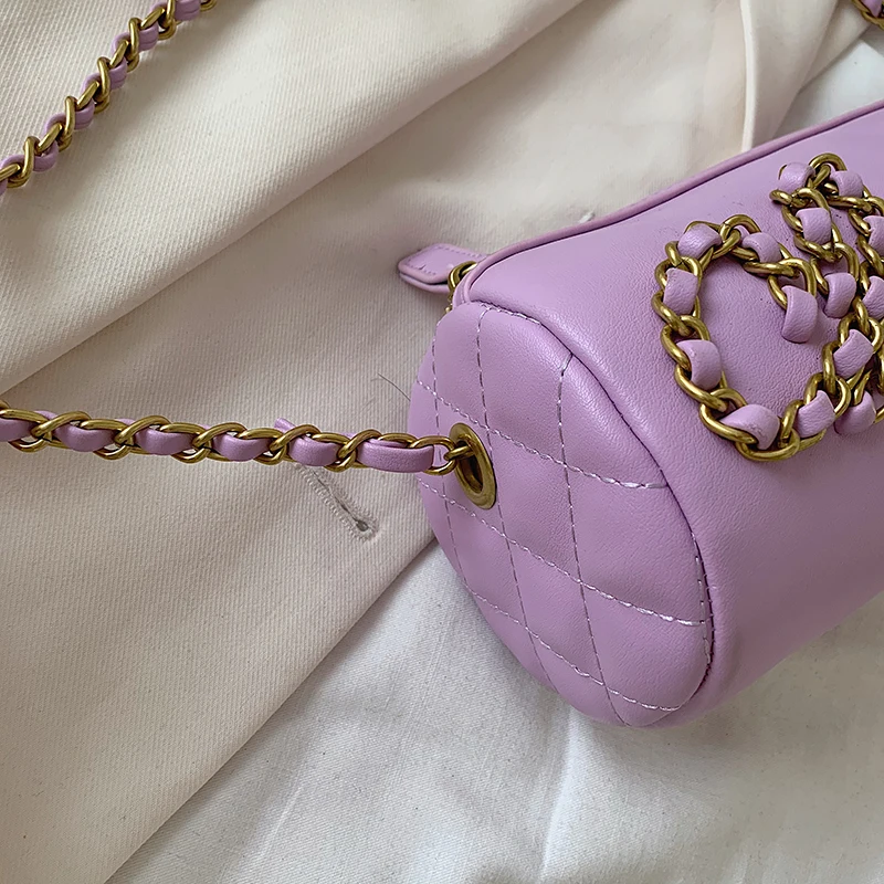 Luxury Women's Handbags Soft Shoulder Strap Leather Shoulder Bag Pillow Shape Mobile Phone Bags Cylindrical Women Crossbody Bags Luxury Women's Handbags Soft Shoulder Strap Leather Shoulder Bag Pillow Shape Mobile Phone Bags Cylindrical Women Crossbody Bags
