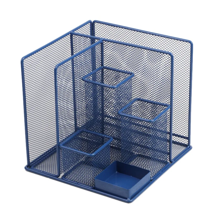 Blue Storage Multi-Functional Desk Organizer Mesh Pen Holder Stationery Container Box Office School Supplies Storage Rack
Blue Storage Multi-Functional Desk Organizer Mesh Pen Holder Stationery Container Box Office School Supplies Storage Rack