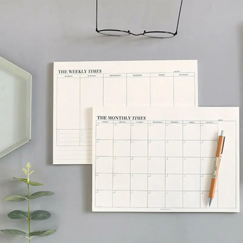 60 Pages Creative Simple Office School Supplies Stationery Notebook Memo Tearable Week Month Work Plan Schedule Notepad 2020
60 Pages Creative Simple Office School Supplies Stationery Notebook Memo Tearable Week Month Work Plan Schedule Notepad 2020