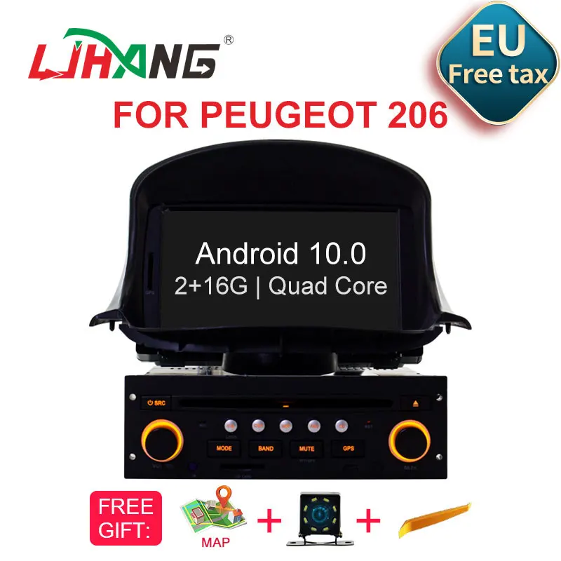 LJHANG 1 Din Android 10 Car DVD Multimedia Player for PEUGEOT 206 206CC GPS Navigation Car Radio Stereo Headunit WIFI Audio Auto
LJHANG 1 Din Android 10 Car DVD Multimedia Player for PEUGEOT 206 206CC GPS Navigation Car Radio Stereo Headunit WIFI Audio Auto