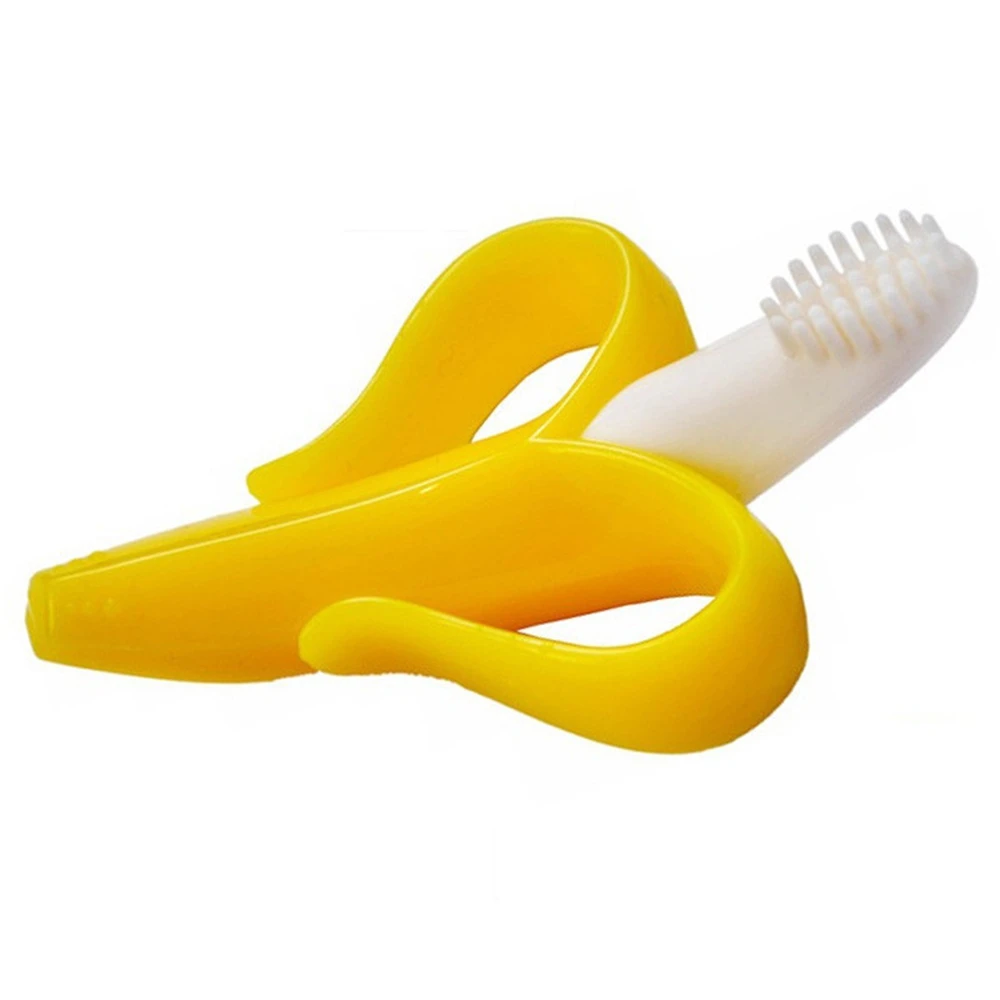 Детские игрушки для прорезывателя зубов безопасные Силиконовые Зубные щётки без