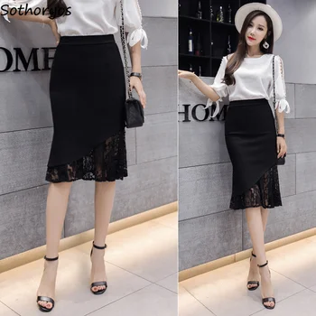 Skirts Women High Waist Lace Hollow Patchwork Office Lady Elegant Womens Mermaid Wrap Mid Calf Slim Leisure Trendy Female Chic
Skirts Women High Waist Lace Hollow Patchwork Office Lady Elegant Womens Mermaid Wrap Mid Calf Slim Leisure Trendy Female Chic