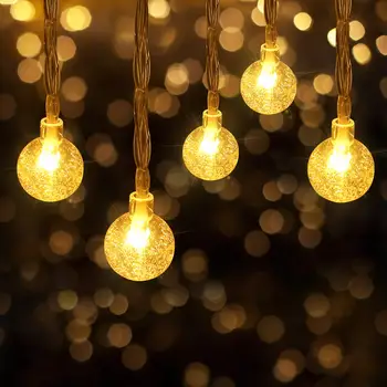 Transparent Bulb Light String Garland LED Ball Holiday Decorations Outdoor String Lights Christmas Tree Room Lamp Salon New Year
Transparent Bulb Light String Garland LED Ball Holiday Decorations Outdoor String Lights Christmas Tree Room Lamp Salon New Year