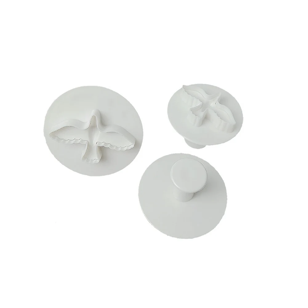 3PCS/Set Cookie Cutter Baking Embossing Kitchen DIY Reusable Fondant Cake Plastic Plunger Sugarcraft Decorating Mold Bird Tool
3PCS/Set Cookie Cutter Baking Embossing Kitchen DIY Reusable Fondant Cake Plastic Plunger Sugarcraft Decorating Mold Bird Tool