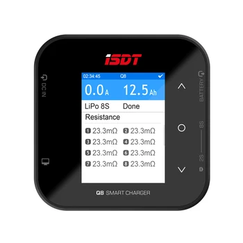 ISDT Q8 500W 20A 2-8S Lipo Battery Balance Charger Current 1.5A/Cell Max Lilon LiPo LiHV NiMH Pb RC Models for FPV Drone
ISDT Q8 500W 20A 2-8S Lipo Battery Balance Charger Current 1.5A/Cell Max Lilon LiPo LiHV NiMH Pb RC Models for FPV Drone
