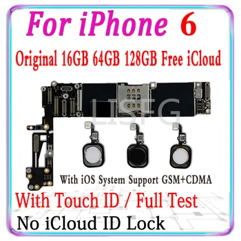 Original unlocked Mainboard For iphone 6 Motherboard With Touch ID / without Touch ID For iPhone 6g Logic boards GSM/LTE support
Original unlocked Mainboard For iphone 6 Motherboard With Touch ID / without Touch ID For iPhone 6g Logic boards GSM/LTE support