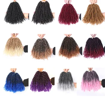 Hywamply 8" 3pcs/set Marlybob Kinky Curly Crochet Twist Hair Extensions Synthetic Pink Blonde Ombre Marley Braids Bob Style
Hywamply 8" 3pcs/set Marlybob Kinky Curly Crochet Twist Hair Extensions Synthetic Pink Blonde Ombre Marley Braids Bob Style