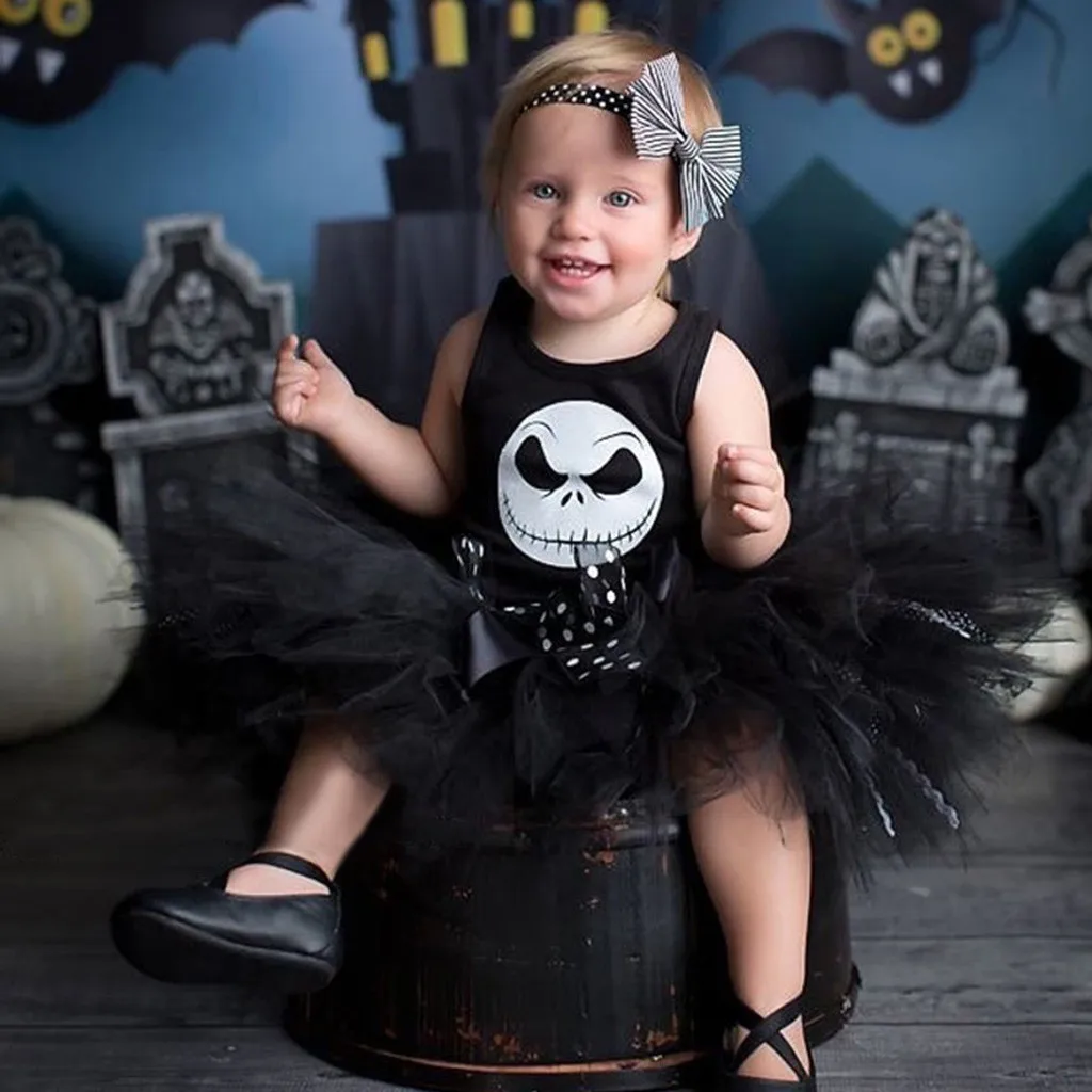 Newborn Infant Baby Girl Clothes Cotton Sleeveless Halloween Print Romper+Tutu Skirt Costume Outfits Set Baby Girl Clothing Sets
Newborn Infant Baby Girl Clothes Cotton Sleeveless Halloween Print Romper+Tutu Skirt Costume Outfits Set Baby Girl Clothing Sets