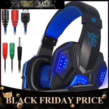 2.2M PC780 Gaming Headsets Big LED Light Mic Stereo Earphones Deep Bass for PC Computer Gamer Laptop headphones for computer
2.2M PC780 Gaming Headsets Big LED Light Mic Stereo Earphones Deep Bass for PC Computer Gamer Laptop headphones for computer