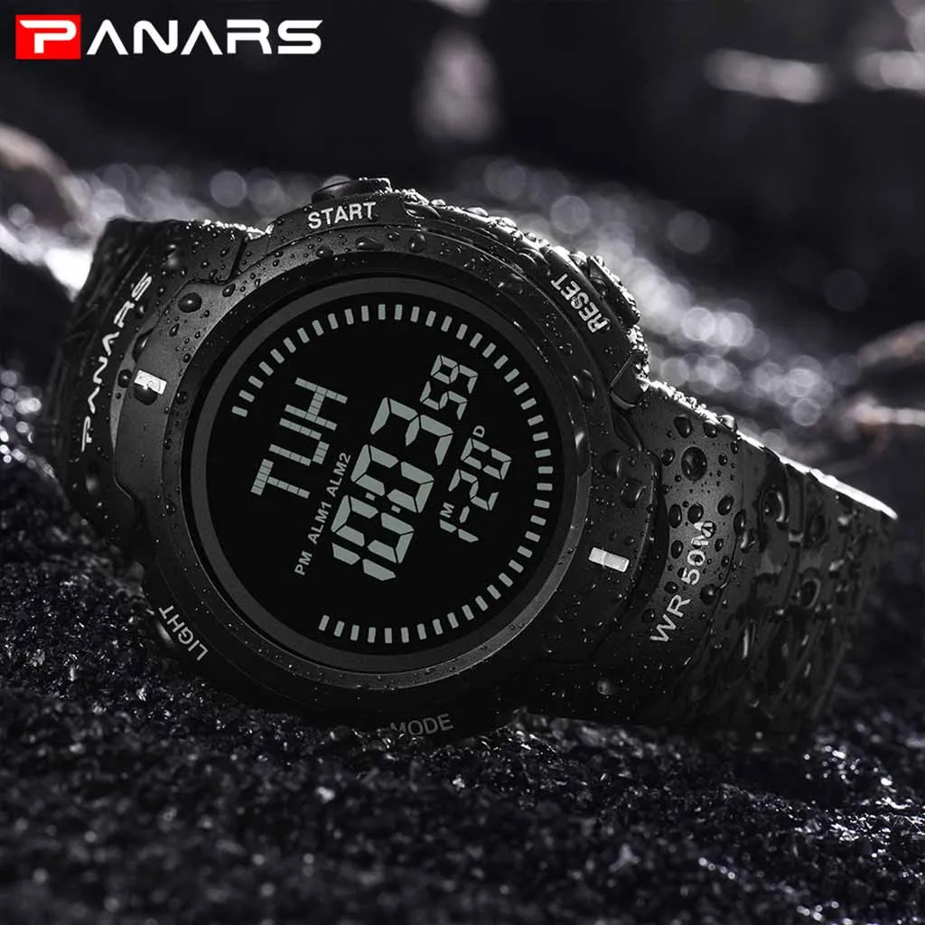 Men's Clock Sport Digital LED Watch 50M deep waterproof watch Luxury Men Analog Digital Stylish Mens Electronic watch Clock
Men's Clock Sport Digital LED Watch 50M deep waterproof watch Luxury Men Analog Digital Stylish Mens Electronic watch Clock