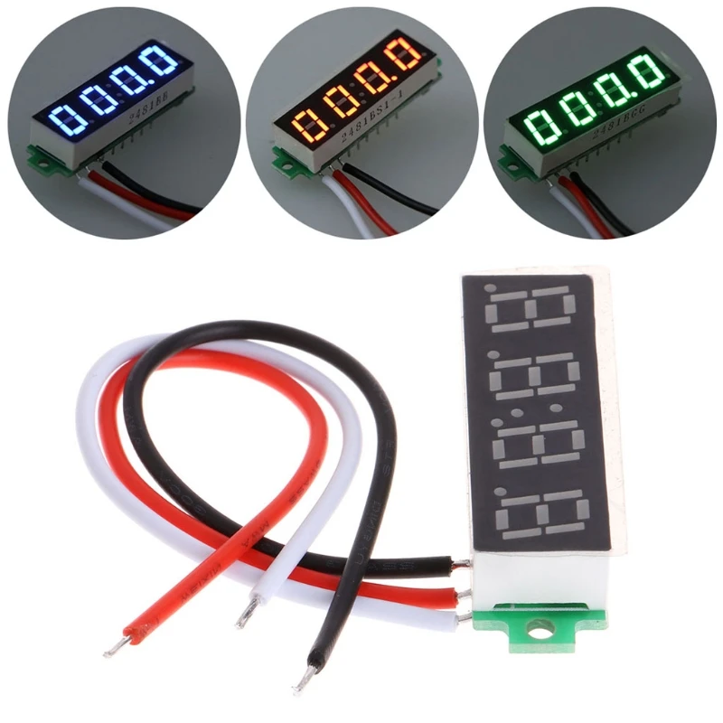 DC 0-500V Voltmeter 0.28 inch 4bit 3Wire Digital Voltage Gauge Volt Panel Meter
DC 0-500V Voltmeter 0.28 inch 4bit 3Wire Digital Voltage Gauge Volt Panel Meter