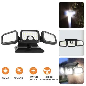 Home Lighting Solar Sensor Light LED Solar Three-head Induction Wall Light Outdoor Waterproof Three-Mode Garden Lighting
Home Lighting Solar Sensor Light LED Solar Three-head Induction Wall Light Outdoor Waterproof Three-Mode Garden Lighting