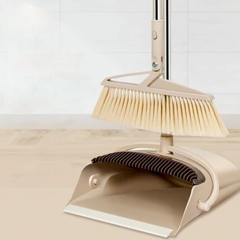 Stand Up Broom and Dustpan Set Durable Extendable Foldable Upright Lazy Household Cleaning Tool for Home Kitchen Office
Stand Up Broom and Dustpan Set Durable Extendable Foldable Upright Lazy Household Cleaning Tool for Home Kitchen Office