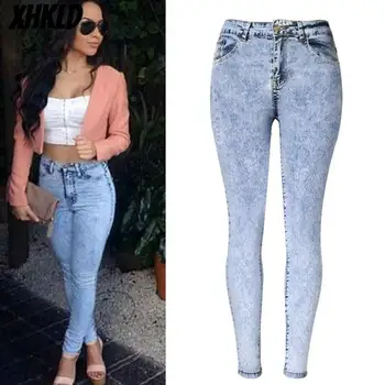 Jeans Woman Pencil Pants Vintage High Waist Jeans Women Casual Stretch Skinny Jeans Femme Snow Wash blue
Jeans Woman Pencil Pants Vintage High Waist Jeans Women Casual Stretch Skinny Jeans Femme Snow Wash blue