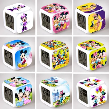Disney Figure Mickey Mouse Minnie Mouse Action Figues Toys Cartoon Mickey Mnnie LED Alarm Clock Toys Dolls Model Children Gifts
Disney Figure Mickey Mouse Minnie Mouse Action Figues Toys Cartoon Mickey Mnnie LED Alarm Clock Toys Dolls Model Children Gifts