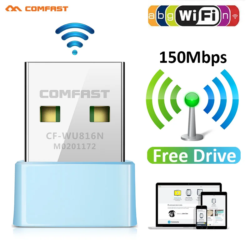 Free Driver 150M Mini USB WiFi Adapter WiFi Lan antenna Wireless Computer Network Card RTL8188GU LAN wi-fi adapter wifi receiver
Free Driver 150M Mini USB WiFi Adapter WiFi Lan antenna Wireless Computer Network Card RTL8188GU LAN wi-fi adapter wifi receiver