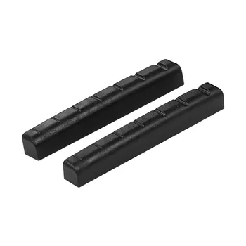 2PCS Black Plastic Slotted Nut Saddle for 7 Strings Guitar Replacement Parts/for 8 String Guitar Accessories 
2PCS Black Plastic Slotted Nut Saddle for 7 Strings Guitar Replacement Parts/for 8 String Guitar Accessories