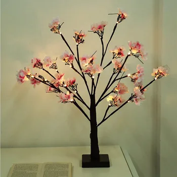 24 leds Cherry Tree Light Copper Wire Tree Night light For Home Holiday Bedroom Kids Bar Party Decor Battery Powered Night Lamp
24 leds Cherry Tree Light Copper Wire Tree Night light For Home Holiday Bedroom Kids Bar Party Decor Battery Powered Night Lamp